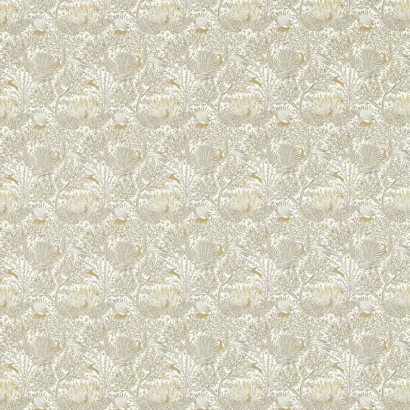 F1706/02 Wilderwood Studio G Northwood Natural Fabric by Clarke & Clarke