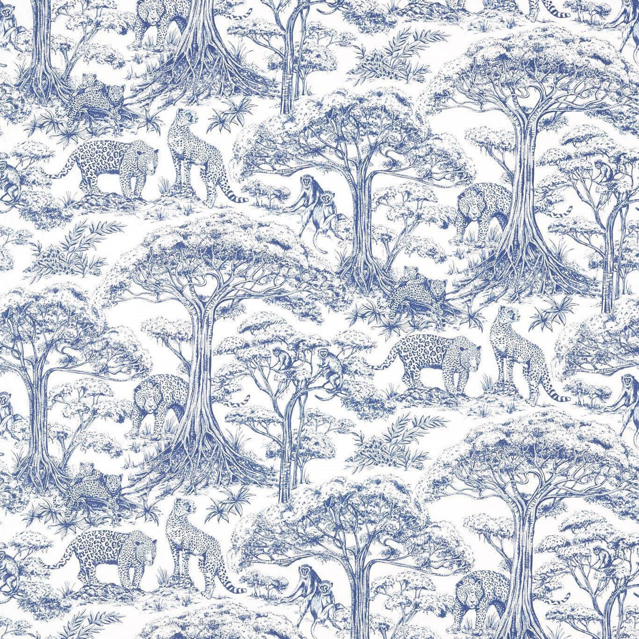 F1710/02 Kisumu Breegan Jane Midnight Clarke & Clarke Fabric