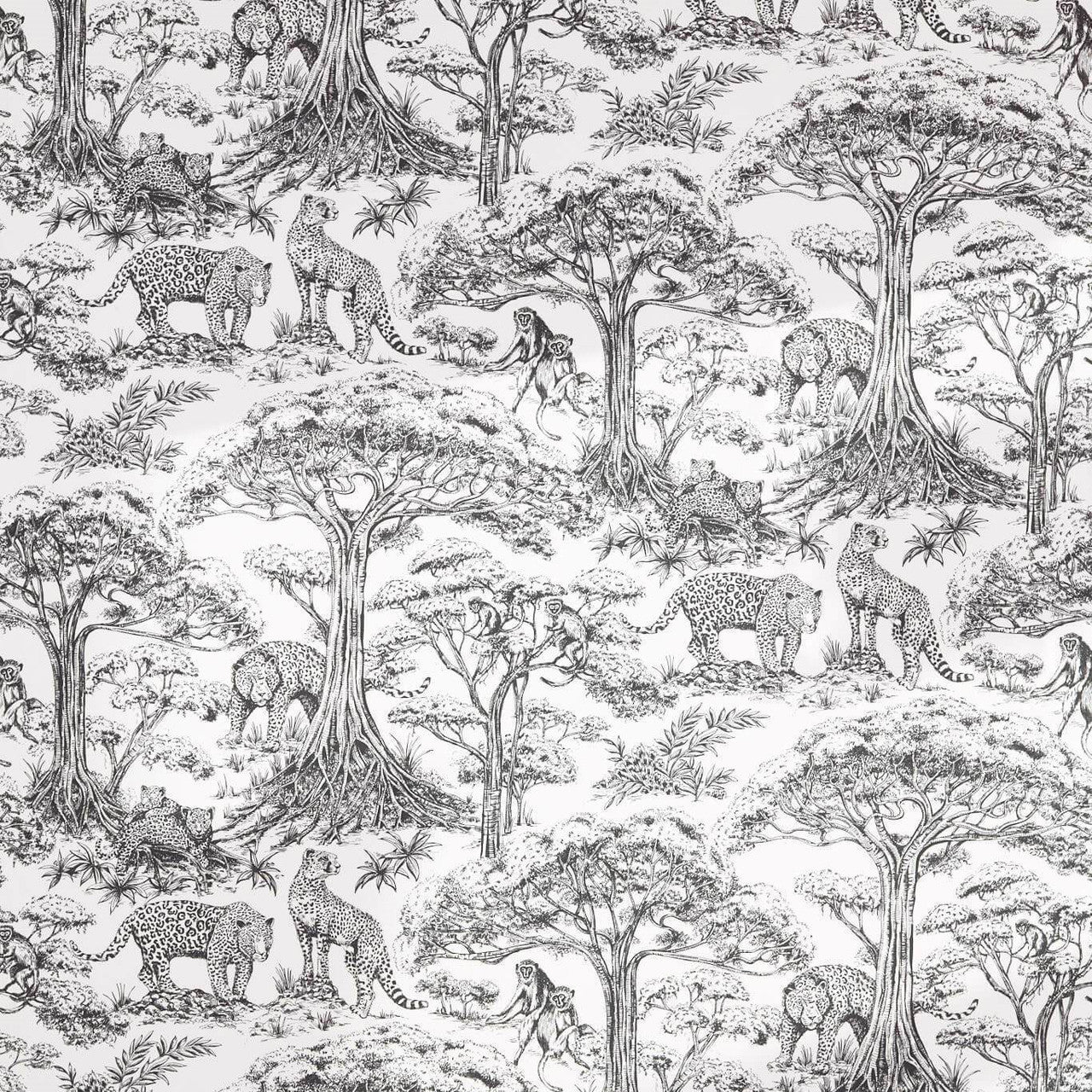 F1710/03 Kisumu Breegan Jane Noir Clarke & Clarke Fabric