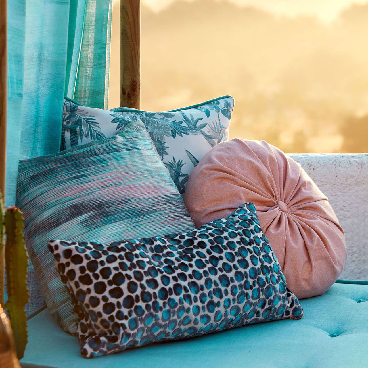 F1711/02 Malindi Breegan Jane Mineral Clarke & Clarke Fabric