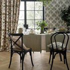 F1734/04 Attingham Secret Garden Sage/Blush Clarke & Clarke Fabric