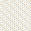 Leiden Secret Garden Blush/Ochre Clarke & Clarke Fabric