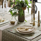 F1736/02 Leiden Secret Garden Blush/Sage Clarke & Clarke Fabric