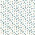 F1736/03 Leiden Secret Garden Denim Clarke & Clarke Fabric