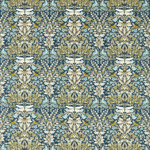 F1737/01 Mirabell Secret Garden Midnight Clarke & Clarke Fabric