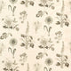 Roseraie Secret Garden Charcoal Clarke & Clarke Fabric