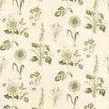 Roseraie Secret Garden Sage Clarke & Clarke Fabric