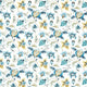 Sizergh Secret Garden Cobalt Clarke & Clarke Fabric