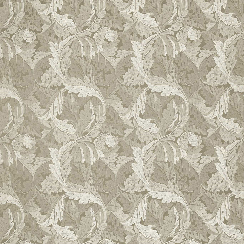 F1740/04 Acanthus Jacquard William Morris Weaves Natural Fabric by Clarke & Clarke