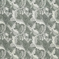 Acanthus Jacquard William Morris Weaves Slate Fabric by Clarke & Clarke