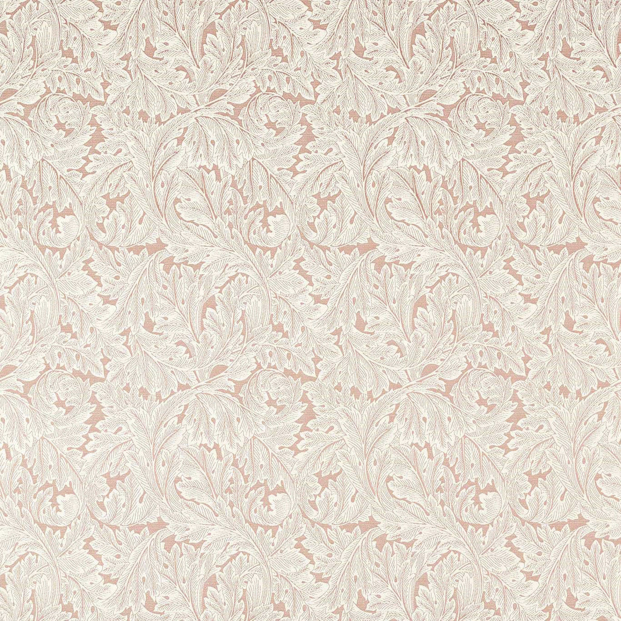 F1741/01 Acanthus Weave William Morris Weaves Blush Fabric by Clarke & Clarke