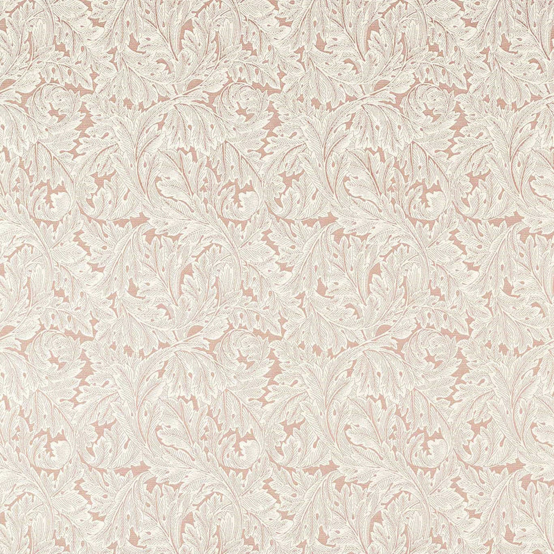 F1741/01 Acanthus Weave William Morris Weaves Blush Fabric by Clarke & Clarke