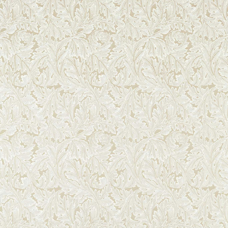 F1741/03 Acanthus Weave William Morris Weaves Ivory Fabric by Clarke & Clarke