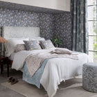 F1741/05 Acanthus Weave William Morris Weaves Slate Fabric by Clarke & Clarke