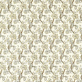 Golden Lily Embroidery William Morris Weaves Dove Fabric by Clarke & Clarke