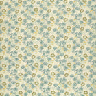 F1743/03 Mallow Jacquardy William Morris Weaves Mineral/Chartreuse Fabric by Clarke & Clarke