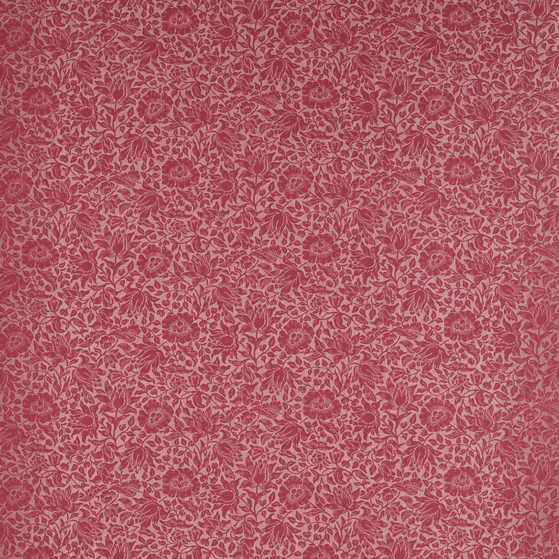 F1744/04 Mallow Weave William Morris Weaves Plum Fabric by Clarke & Clarke