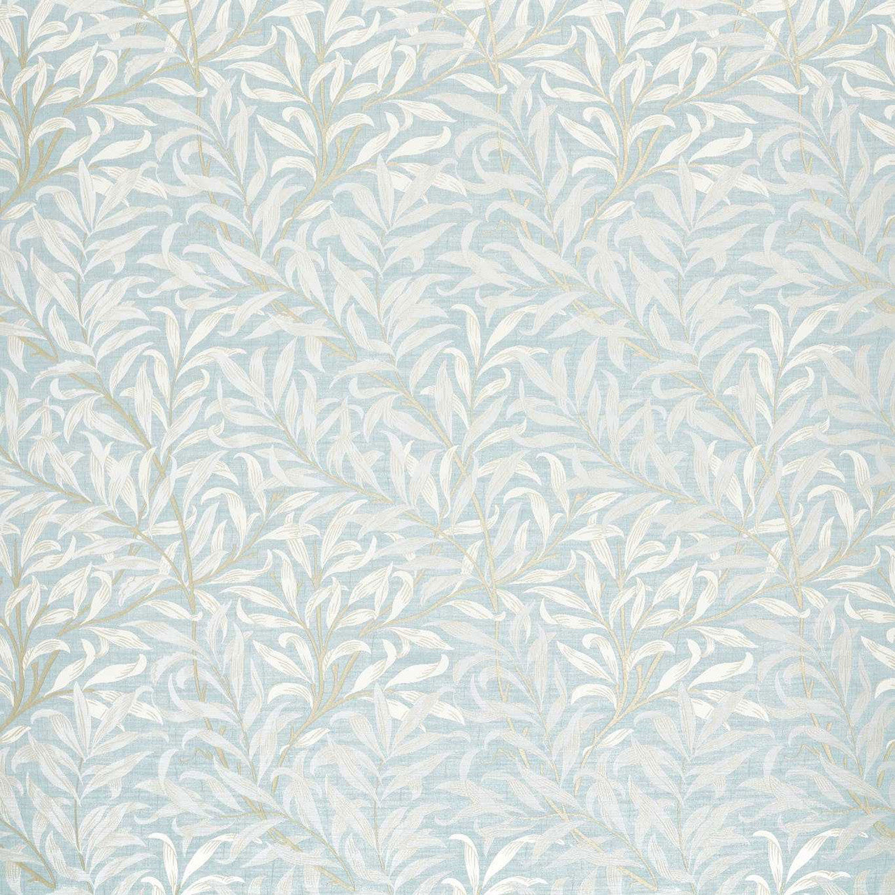 F1747/01 Willow Boughs Jacquard William Morris Weaves Denim Fabric by Clarke & Clarke