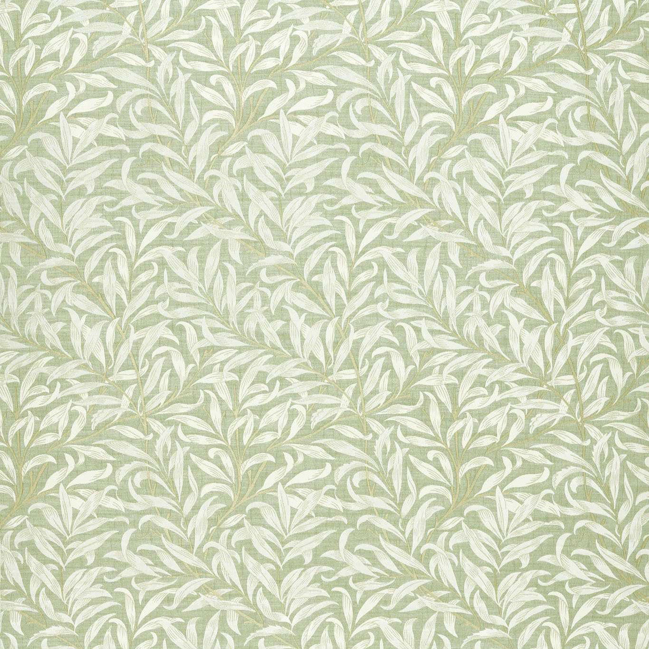 F1747/03 Willow Boughs Jacquard William Morris Weaves Sage Fabric by Clarke & Clarke