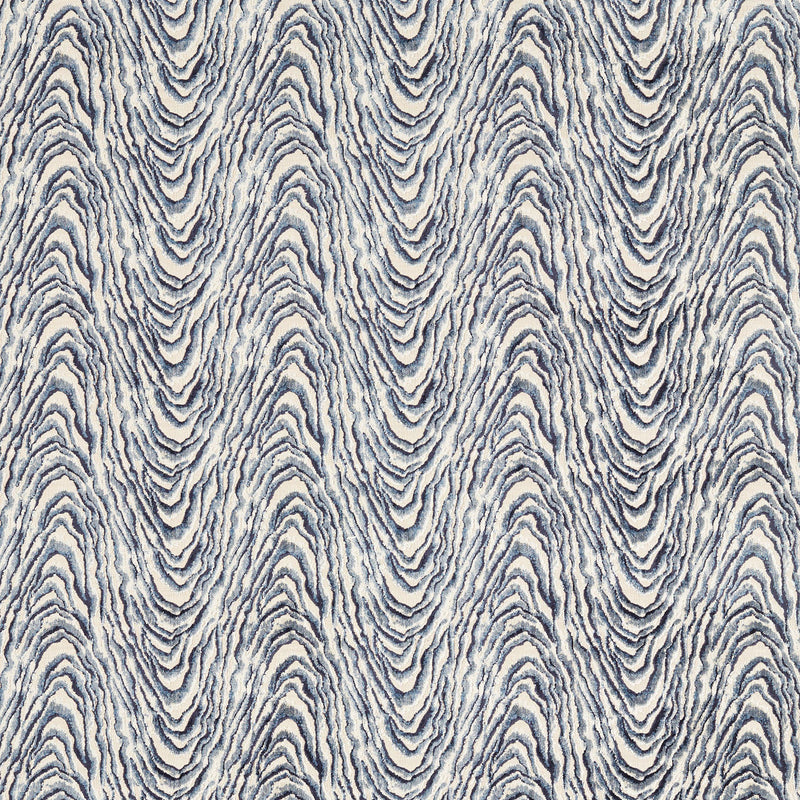 F1765/01 Delvoye Velvet Ink Fabric by Clarke & Clarke