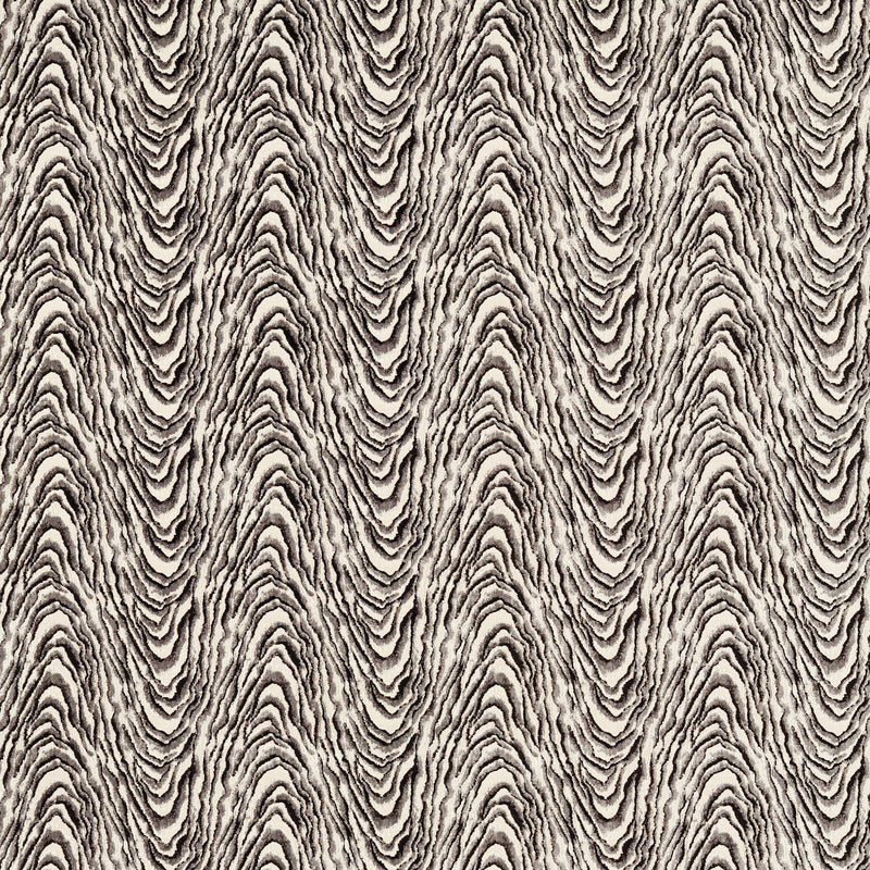 F1765/03 Delvoye Velvet Noir Fabric by Clarke & Clarke