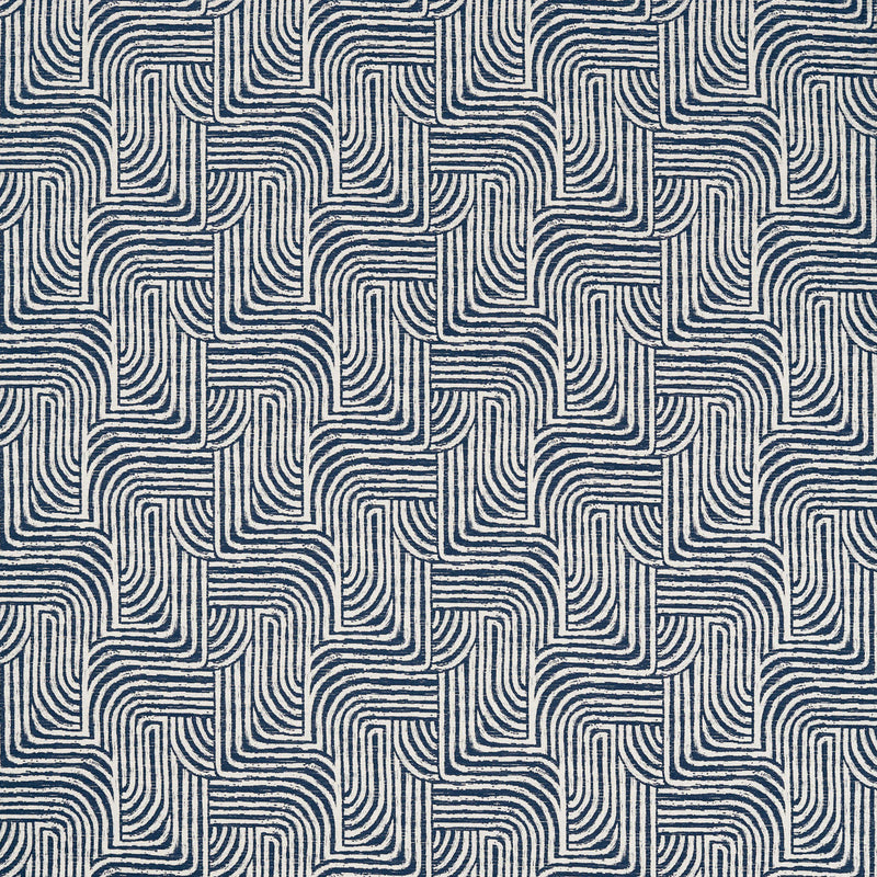 F1766/01 Gormley Jacquard Ink Fabric by Clarke & Clarke