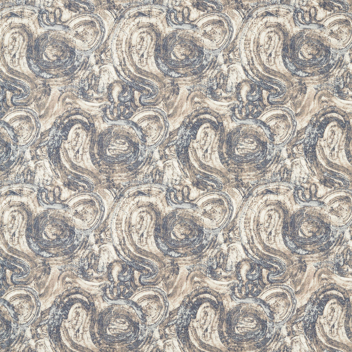 F1769/01 Hatoum Jacquard Ink Fabric by Clarke & Clarke
