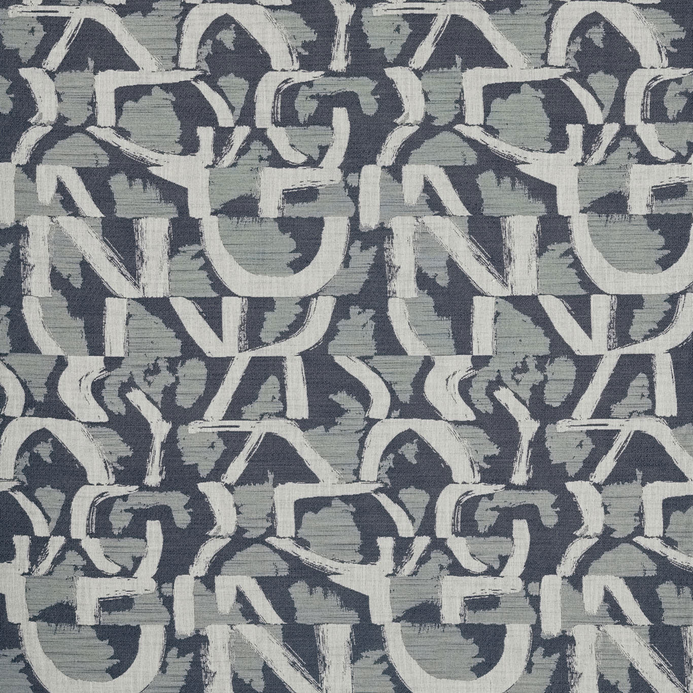 F1772/01 Piero Jacquard Ink Fabric by Clarke & Clarke