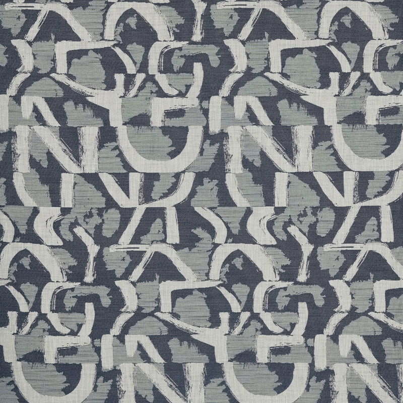 F1772/01 Piero Jacquard Ink Fabric by Clarke & Clarke