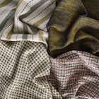 F1805/04 Zocalo Espectro Weaves Marine Fabric by Clarke and Clarke