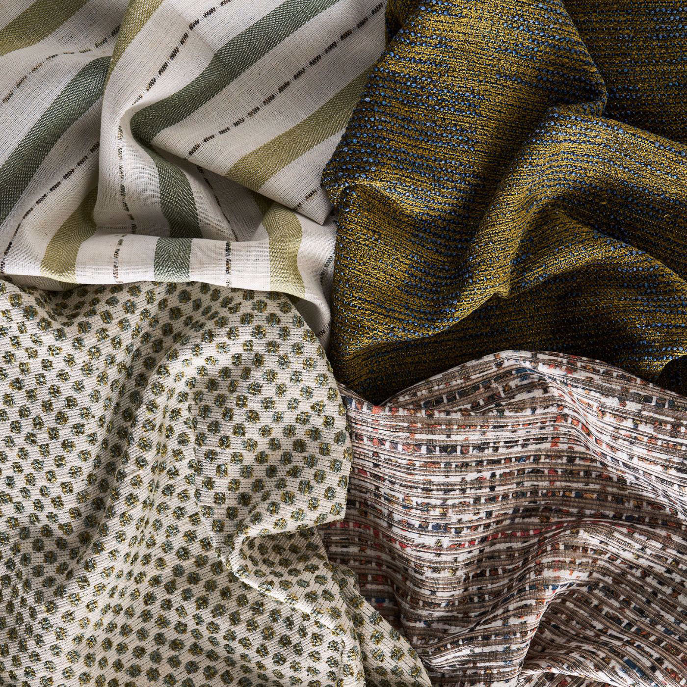 F1805/04 Zocalo Espectro Weaves Marine Fabric by Clarke and Clarke