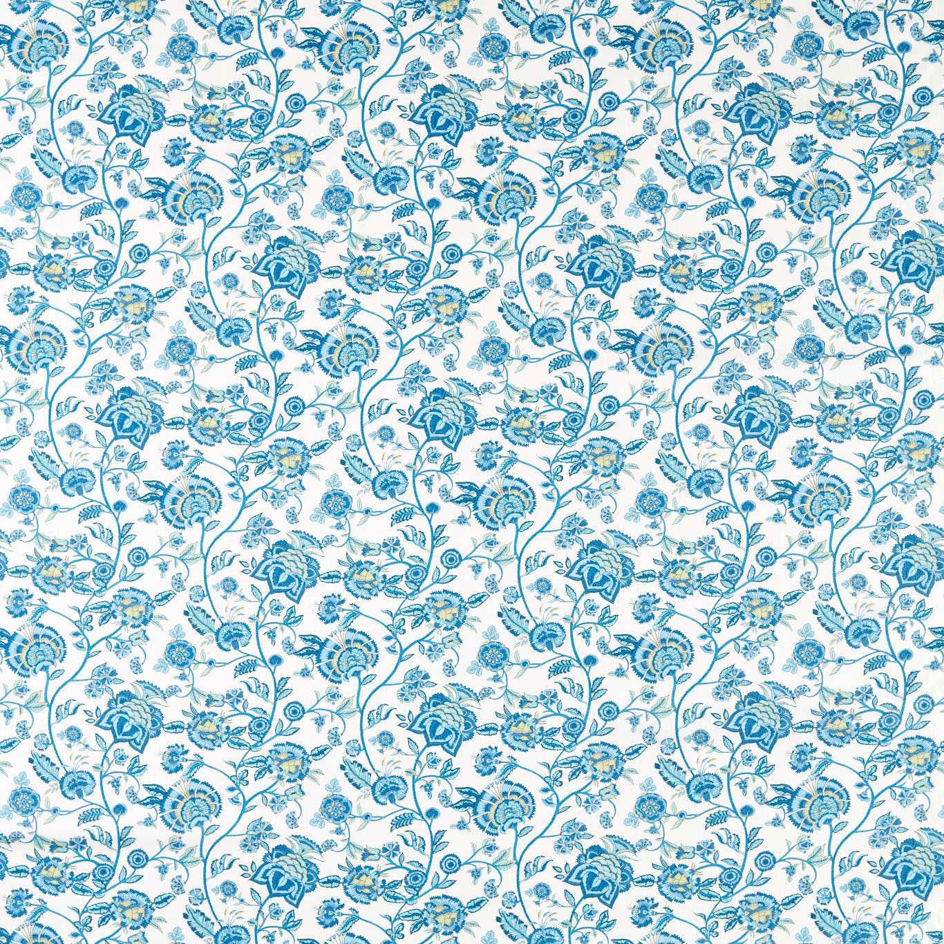 F1807/01 Barmeri Indira Cobalt Fabric by Clarke and Clarke