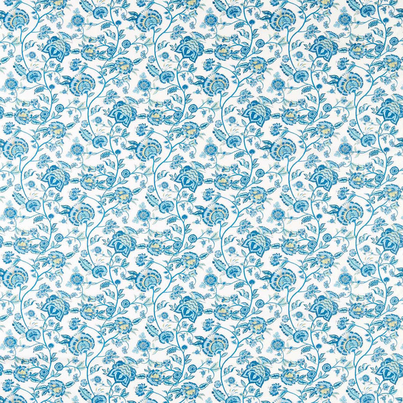 F1807/01 Barmeri Indira Cobalt Fabric by Clarke and Clarke