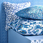 F1807/01 Barmeri Indira Cobalt Fabric by Clarke and Clarke