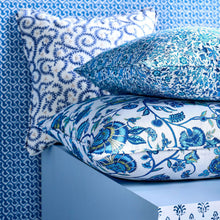 F1807/01 Barmeri Indira Cobalt Fabric by Clarke and Clarke
