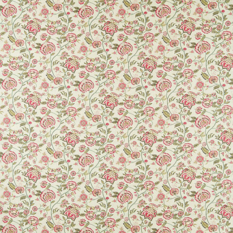 F1807/03 Barmeri Indira Sage/Blush Fabric by Clarke and Clarke