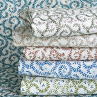 F1808/03 Buta Indira Sage Fabric by Clarke and Clarke