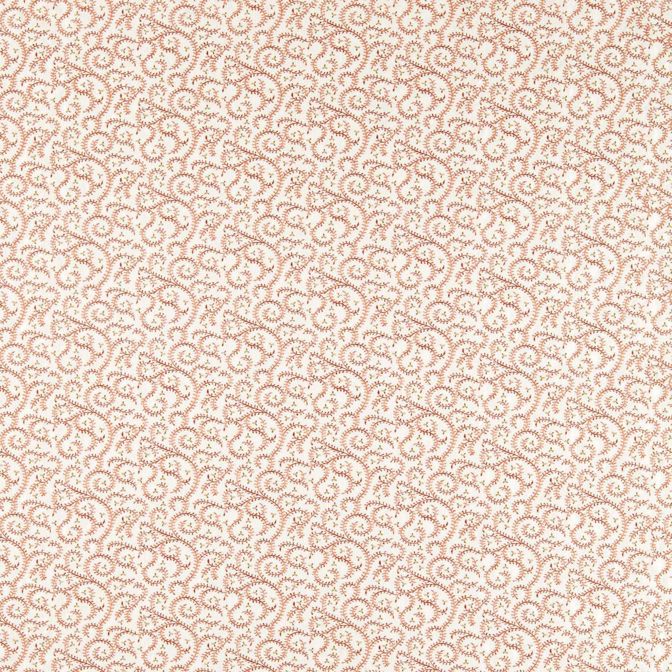 F1809/04 Buta Embroidery Indira Spice Fabric by Clarke and Clarke