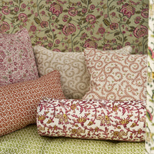 F1809/04 Buta Embroidery Indira Spice Fabric by Clarke and Clarke