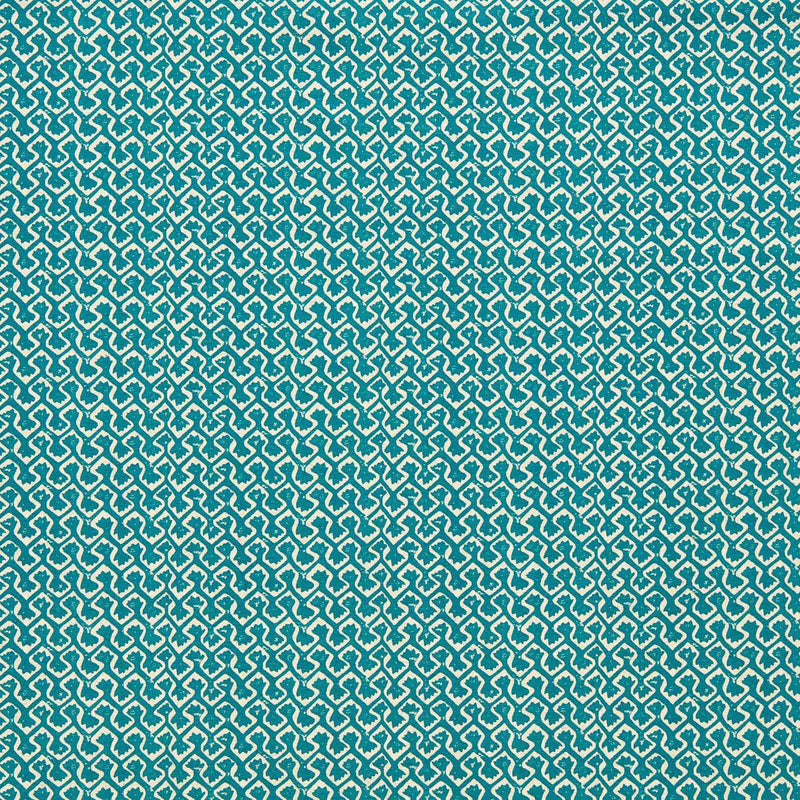 F1810/08 Kalpa Indira Teal Fabric by Clarke and Clarke