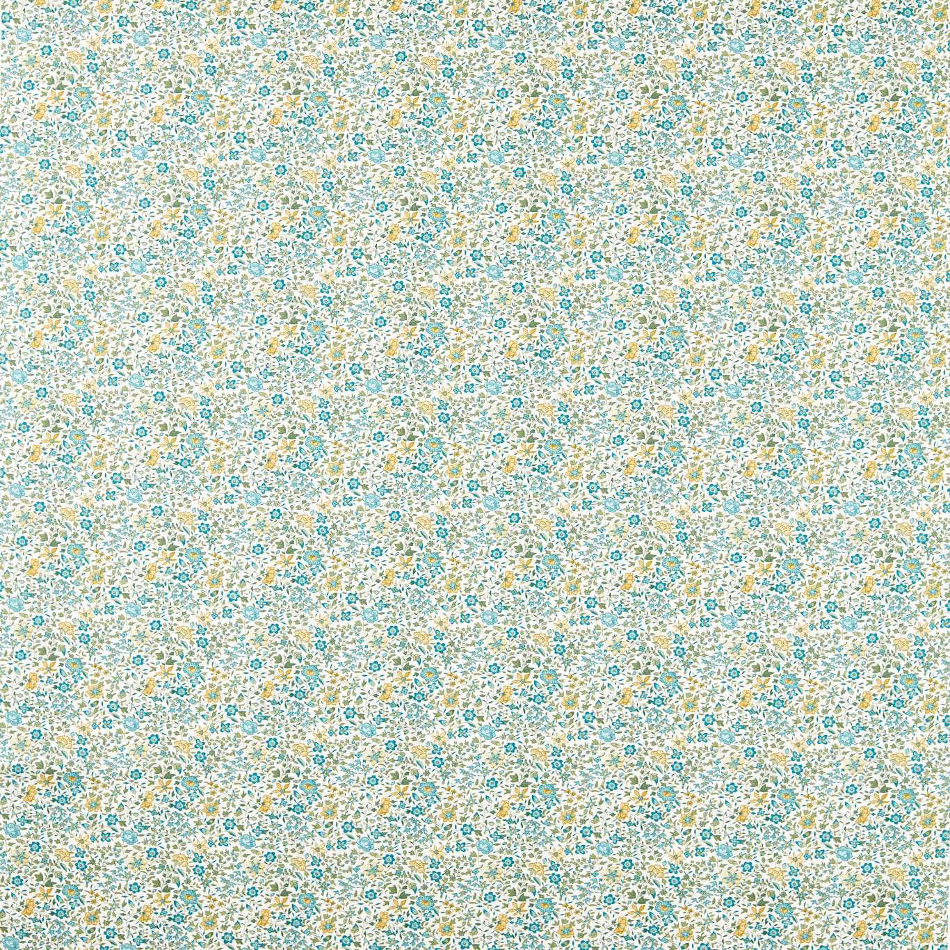 F1811/04 Gamthi Indira Teal Fabric by Clarke and Clarke
