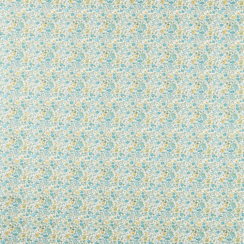F1811/04 Gamthi Indira Teal Fabric by Clarke and Clarke
