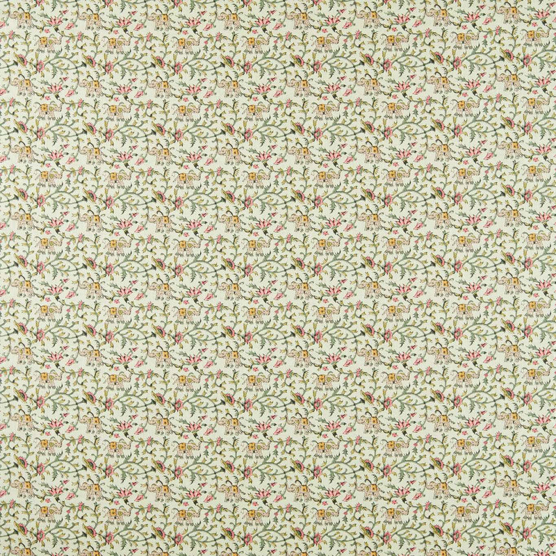 F1812/03 Hathi Indira Sage Fabric by Clarke and Clarke