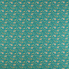 F1812/05 Hathi Indira Teal Fabric by Clarke and Clarke