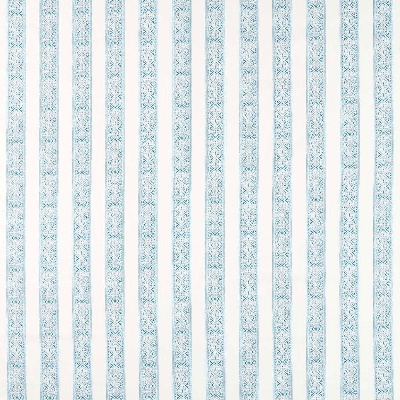 F1814/02 Kalamkari Indira Cobalt Fabric by Clarke and Clarke