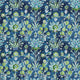 Lilia Print Navy Acadia Fabric by Thibaut