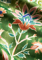 F711118 Lilia Print Kelly Acadia Fabric by Thibaut
