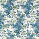 Hidcote Lavender and Blues Boxwood Fabric by Thibaut