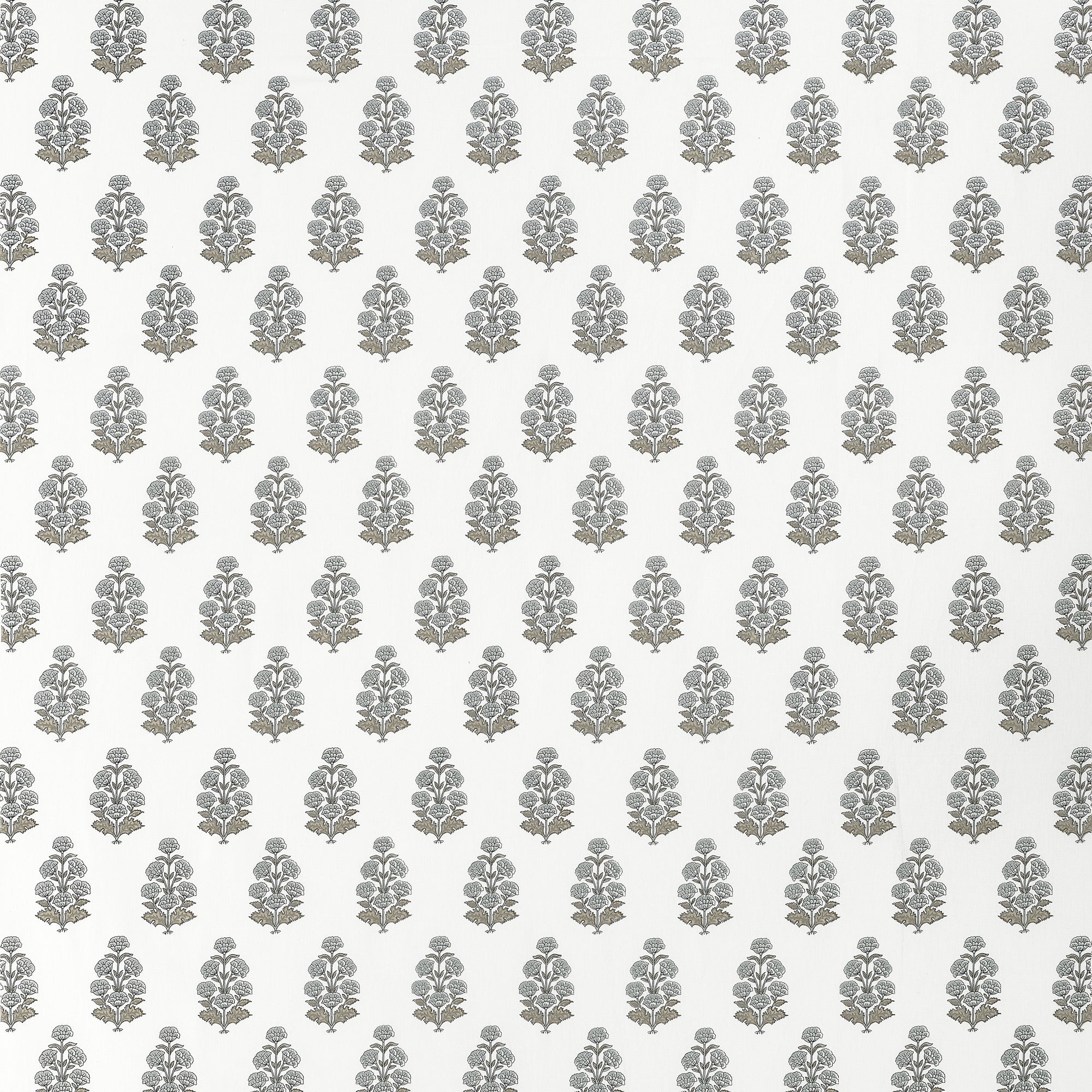 F910520 Audrey Grey Boxwood Fabric by Thibaut