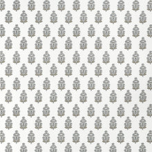 F910520 Audrey Grey Boxwood Fabric by Thibaut
